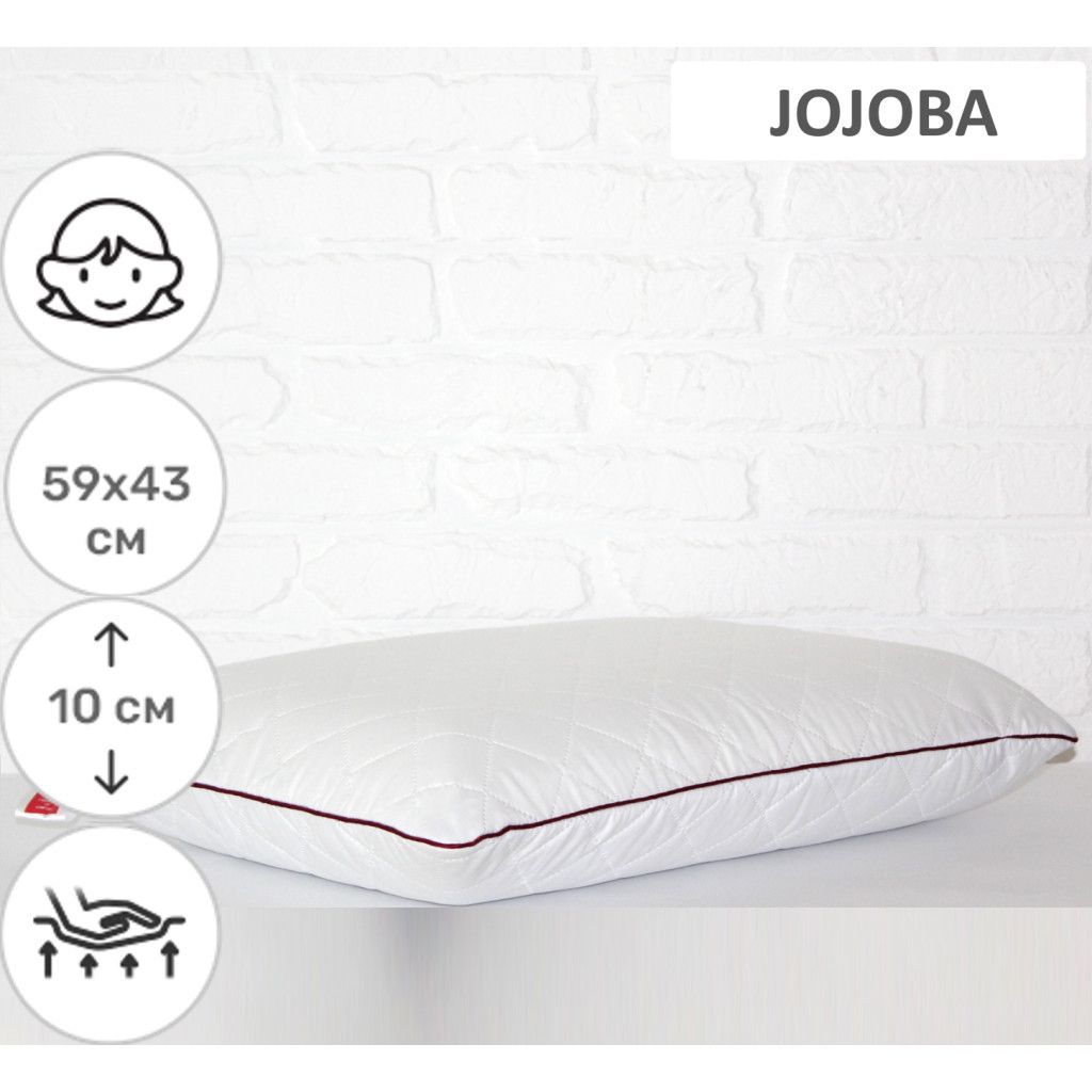 Подушка MirSon ортопедична 6084 Steep Line Jojo WoMen 59х43х10 (2200003262384) Подушка MirSon ортопедична 6084 Steep Line Jojo WoMen 59х43х10 (2200003262384)