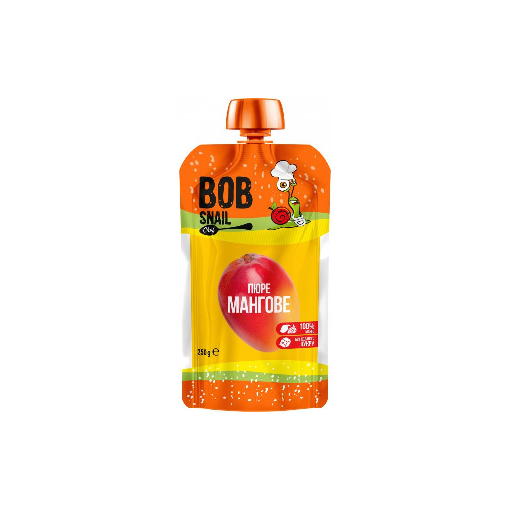 Дитяче пюре Bob Snail Равлик Боб Манго 250 г (4820219343905) Дитяче пюре Bob Snail Равлик Боб Манго 250 г (4820219343905)
