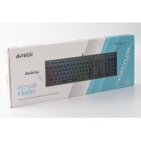 Клавіатура A4Tech FX60H USB Grey Neon backlit (4711421978309)