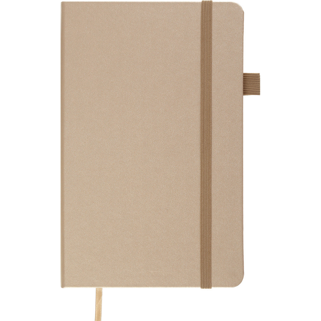 Книга записна Buromax Etalon 125x195 мм 96 листів без лінівки обкладинка зі штучної шкіри Золота (BM.291060-23)