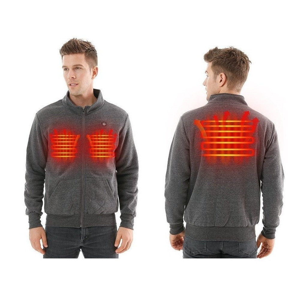 Кофта з підігрівом 2E Heat Power Grey XXL (2E-HJHPXXL-GR)