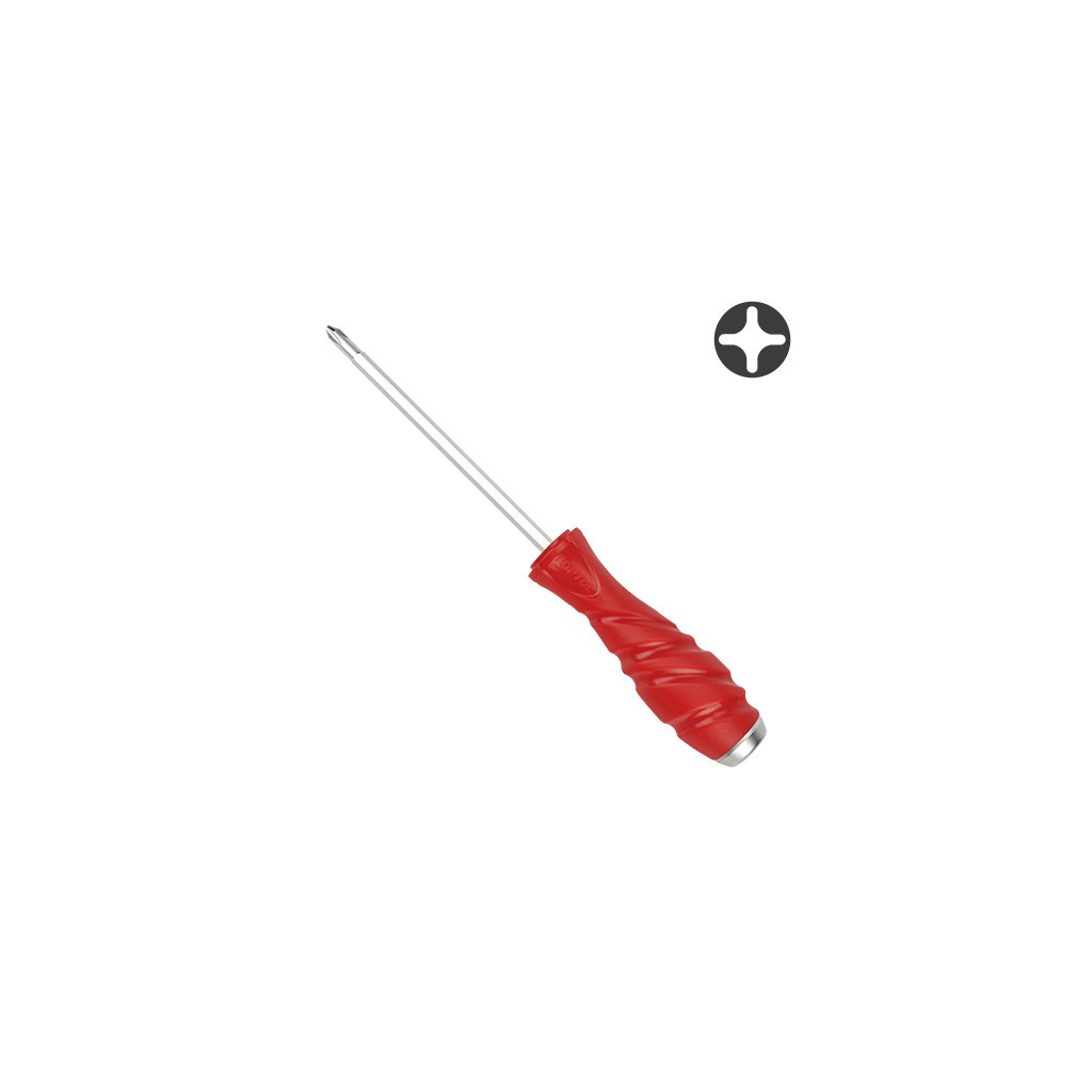 Викрутка Toptul ударна хрестова PH1x100 SUPER GRIP (FBGE0110) Викрутка Toptul ударна хрестова PH1x100 SUPER GRIP (FBGE0110)