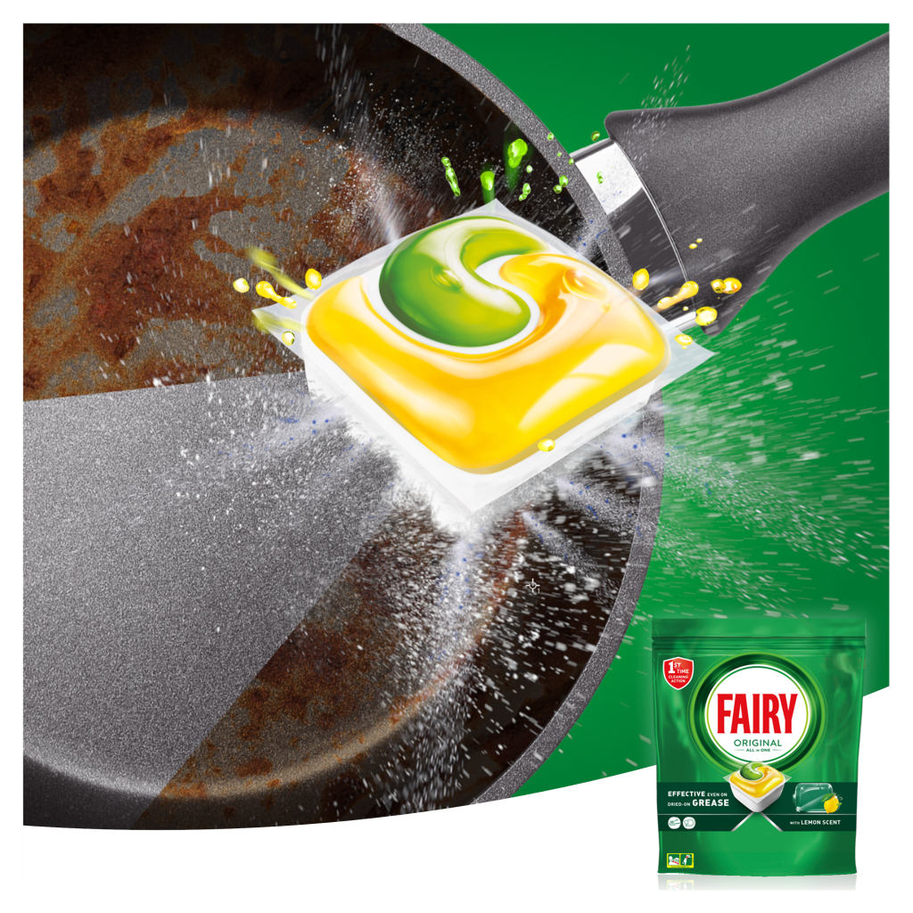 Таблетки для посудомийних машин Fairy Original All in One Lemon 29 шт. (8006540726891/8700216237314)