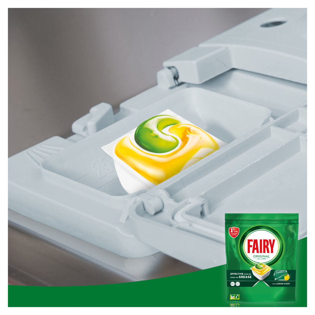 Таблетки для посудомийних машин Fairy Original All in One Lemon 29 шт. (8006540726891/8700216237314)