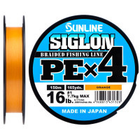 Cord Sunline Siglon PE n4 300m 3.0/0.296mm 50lb/22.0kg Orange (1658.09.59)