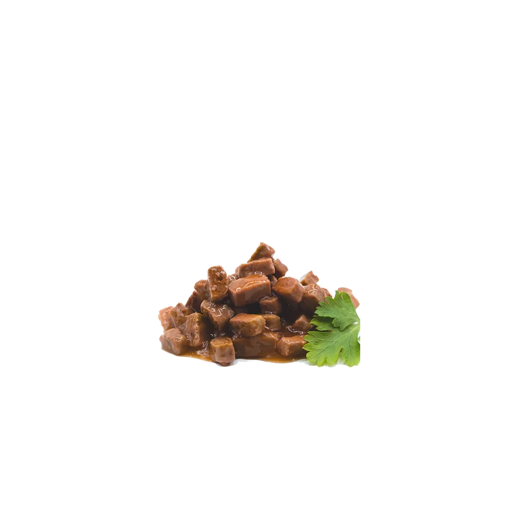 Вологий корм для кішок Carpathian Pet Food з куркою в соусі 80 г (4820111141203)