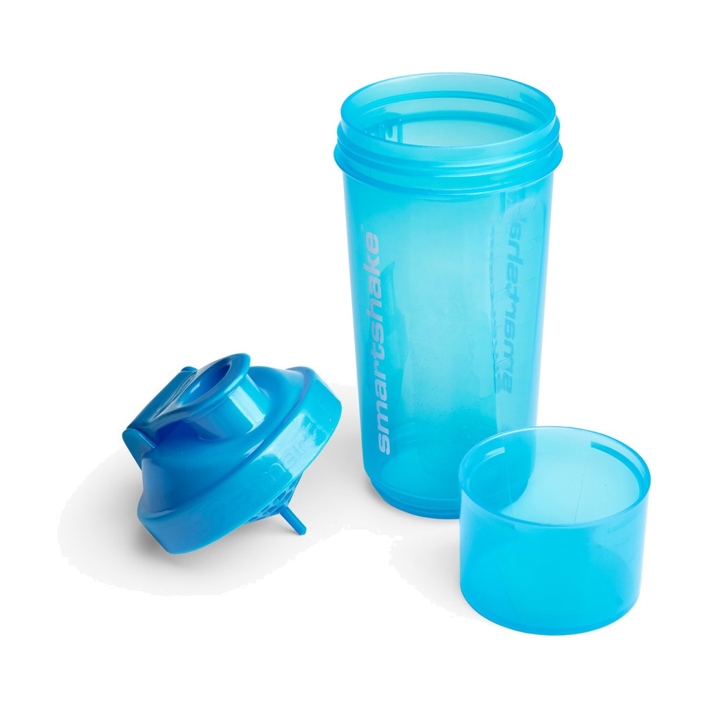Шейкер спортивний SmartShake Slim 500ml Neon Blue (10253101)