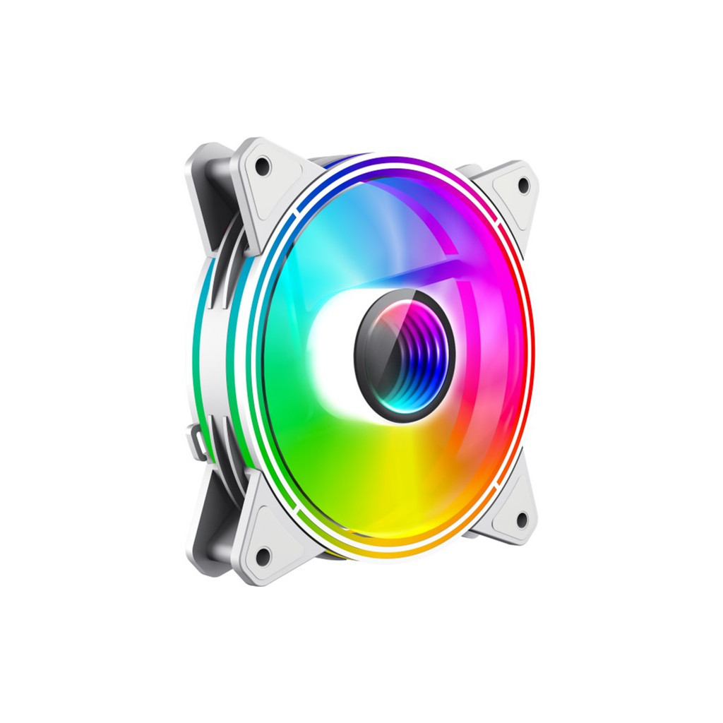 Кулер до корпусу Gamemax FN-12Rainbow-Q-Infinity WT Кулер до корпусу Gamemax FN-12Rainbow-Q-Infinity WT