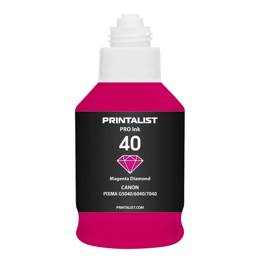 Чорнило Printalist Canon GI-40 для G5040/G6040 190г Magenta (PL40M)