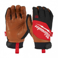 Milwaukee protective gloves with leather inserts, 8/M (4932471912)