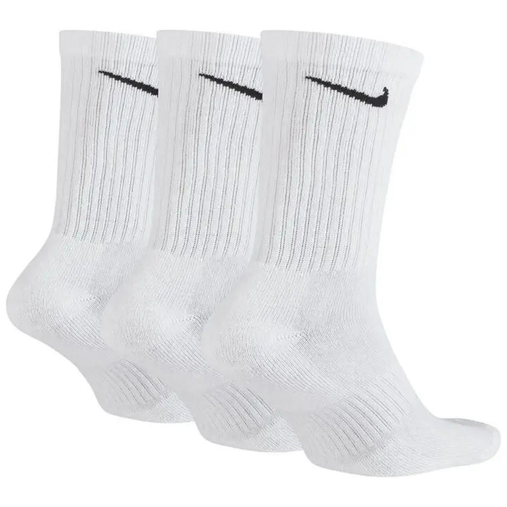 Шкарпетки Nike U NK EVERYDAY CUSH CREW 3PR SX7664-100 46-50 3 пари Білі (888407233890)