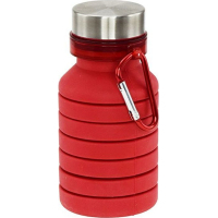 Water bottle Bergamo Pagoda silicone 550 ml red (3000B-2)