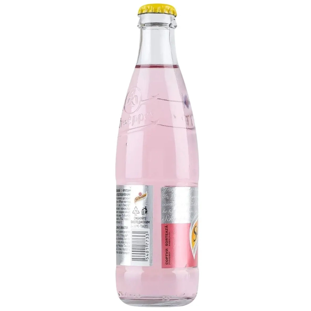 Напій Schweppes Pink Tonic Безалкогольний сильногазований 250 мл (54017733)