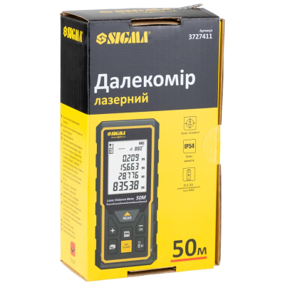 Далекомір Sigma лазерний 50м (3727411)