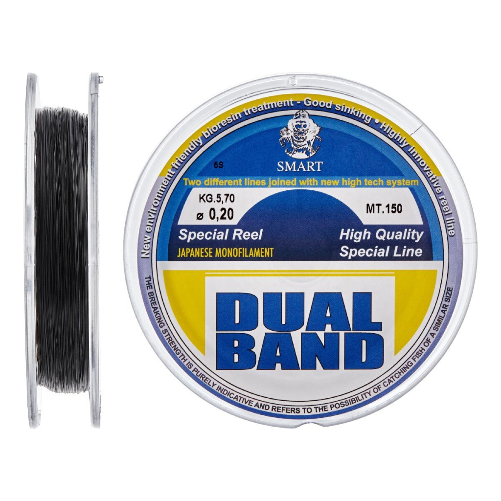 Волосінь Smart Dual Band 150m 0.18mm 4.7kg (1300.30.01)