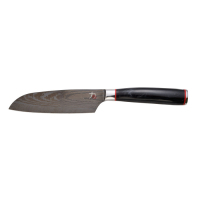 Kitchen knife MasterPro Tetsu, santoku, 12.5 cm, black (BGMP-4129-MBK)