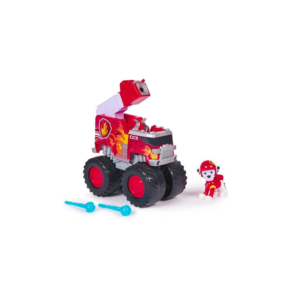 Ігровий набір Paw Patrol Мегаколеса Великий рятувальний автомобіль-трансформер із Маршалом (SM17776/6069306)