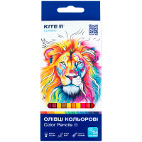 Colored pencils Kite Classic double-sided, 12 colors (K-054)