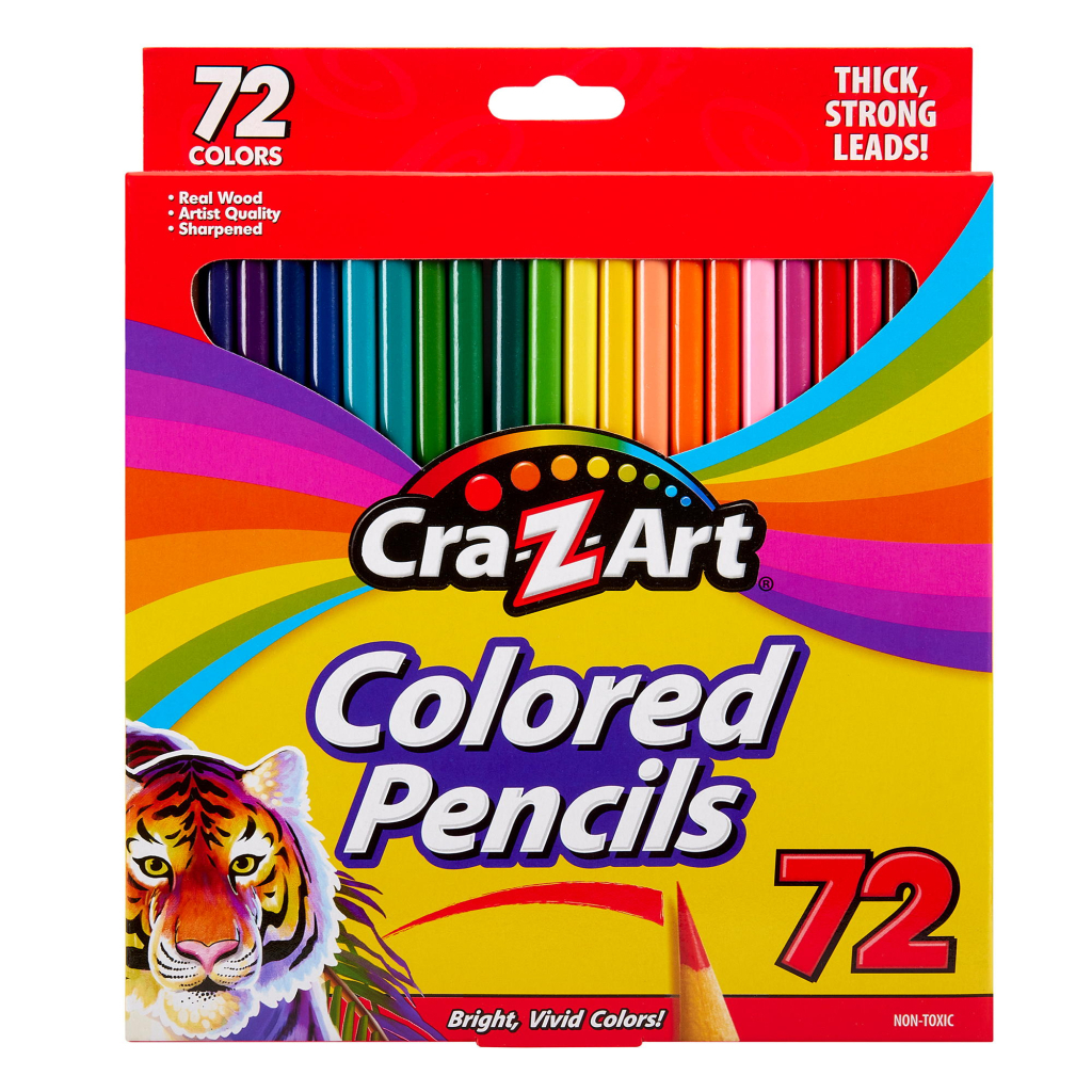 Олівці кольорові Cra-Z-Art 72 кольорів (10402CRA) Олівці кольорові Cra-Z-Art 72 кольорів (10402CRA)