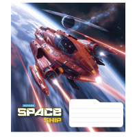 Notebook Schoolboy Space ship 48 sheets line (048-3435L)