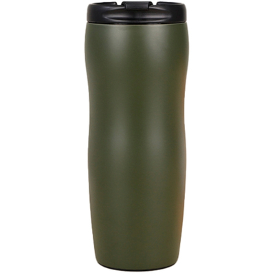 Термокружка Merlion 500 мл з відкидною кришкою, зелена (Mug-500Green)