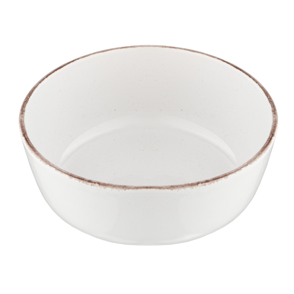 Салатник Ardesto Lazio 700мл, 16см, кераміка, білий (AR1516W)