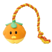 Dog toy MISOKO&CO Orange with rope 40 cm orange (BEIRJ06914)