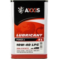 Моторна олива AXXIS 10W-40 LPG Power A 4л (AX-2029)