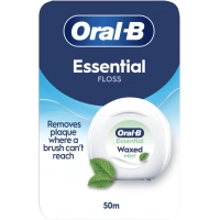 Dental floss Oral-B Essential Floss Mint Waxed 50 m (8006530045667)