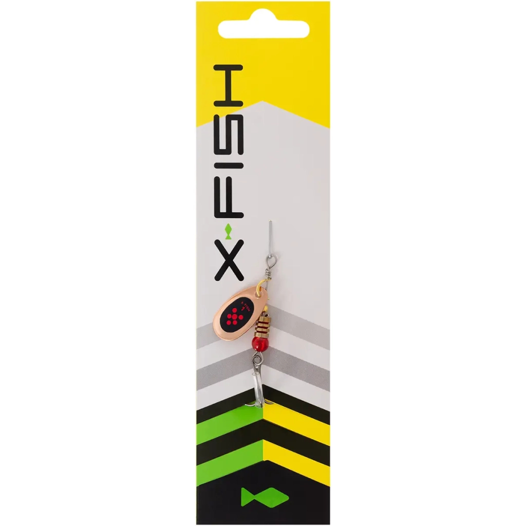 Блешня X-Fish Spike 2.5g 1 Copper black orange (1917.06.37) Блешня X-Fish Spike 2.5g 1 Copper black orange (1917.06.37)
