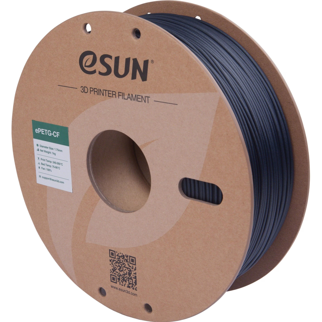 Пластик для 3D-принтера eSUN ePETG-CF 1,75mm 1kg DEEP BLUE (EPETG-CF-P175DU1)