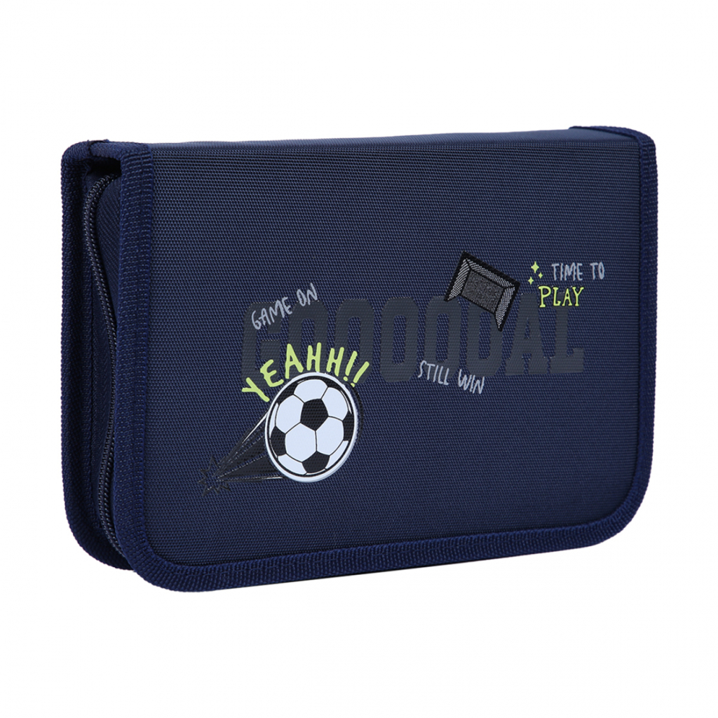 Пенал Yes твердий одинарний з клапаном Football HP-03 (533869)