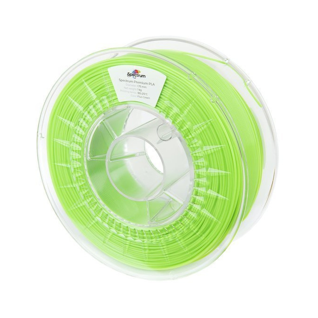 Пластик для 3D-принтера Spectrum PLA Premium 1.75mm 1kg Green, Fluo (80018)