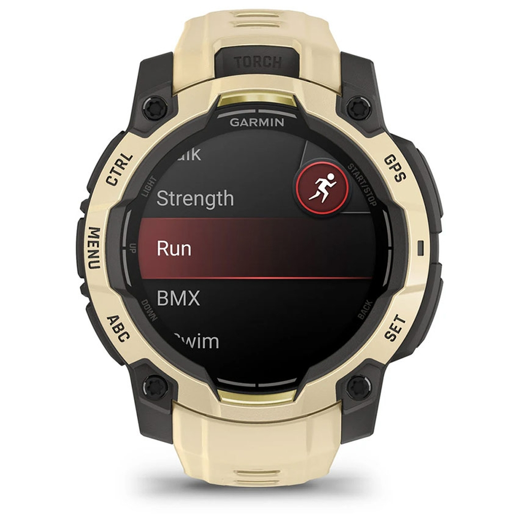 Смарт-годинник Garmin Instinct 3, 45mm, AMOLED, Citrine/Gray with Citrine Band, GPS смарт-годинник (010-02936-02)