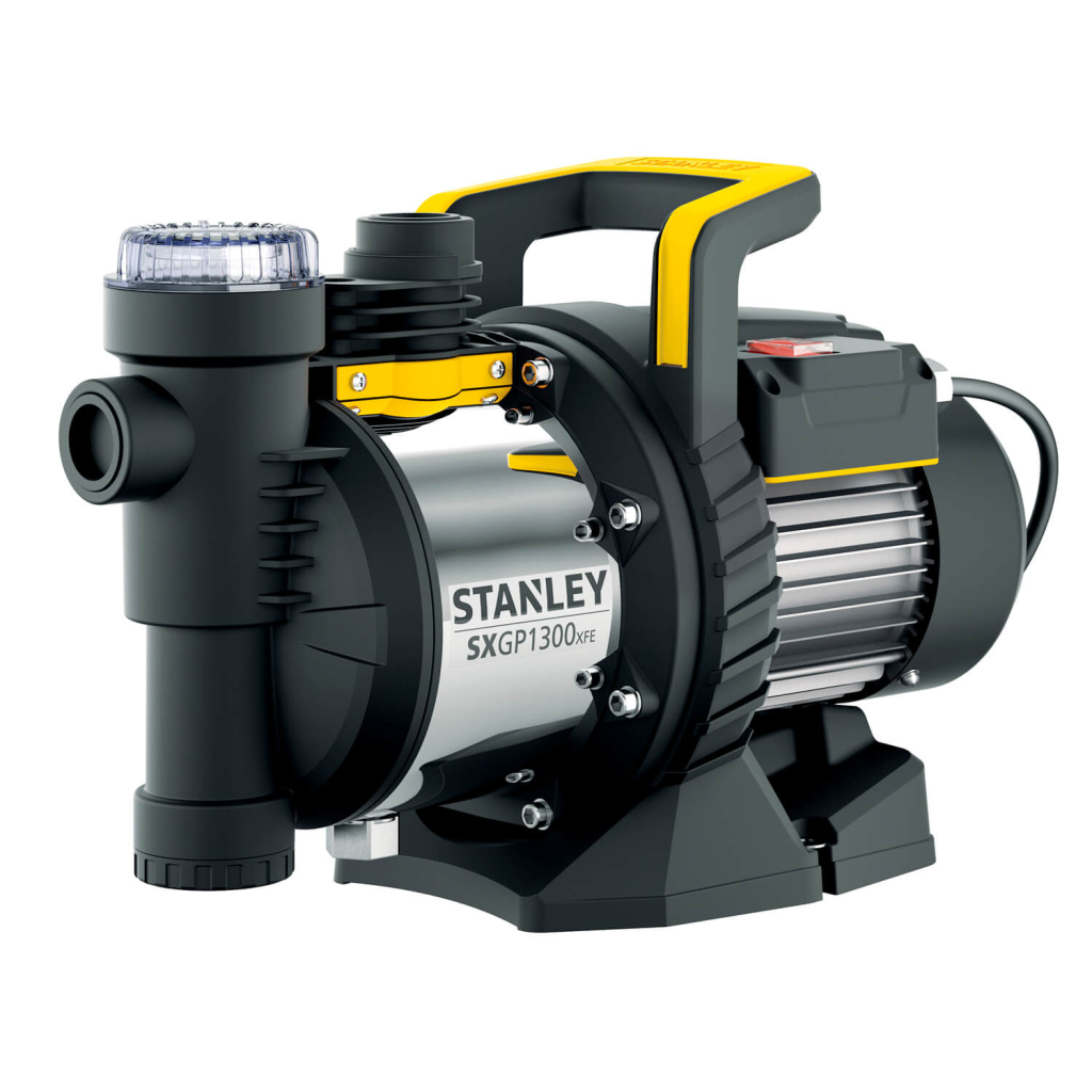 Дренажний насос Stanley електричний, безщітковий, 1.3kW, для чистої води, 4500л/год (SXGP1300XFE) Дренажний насос Stanley електричний, безщітковий, 1.3kW, для чистої води, 4500л/год (SXGP1300XFE)