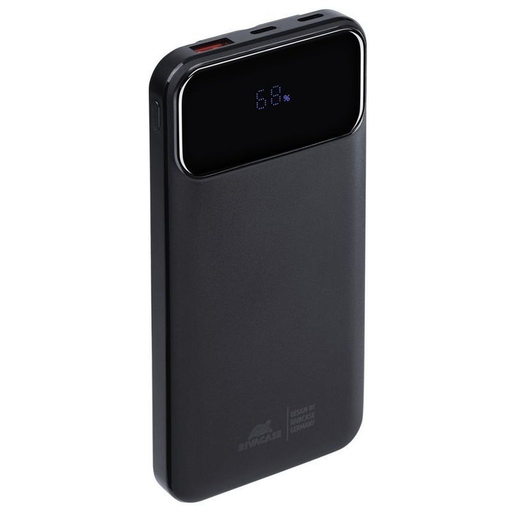 Повербанк RivaCase 10000mA, 22.5W, QC/PD, black (RIVAPOWER VA2211 (Black))