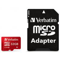 Карта пам'яті Verbatim 32GB microSDHC class 10 (#44044)