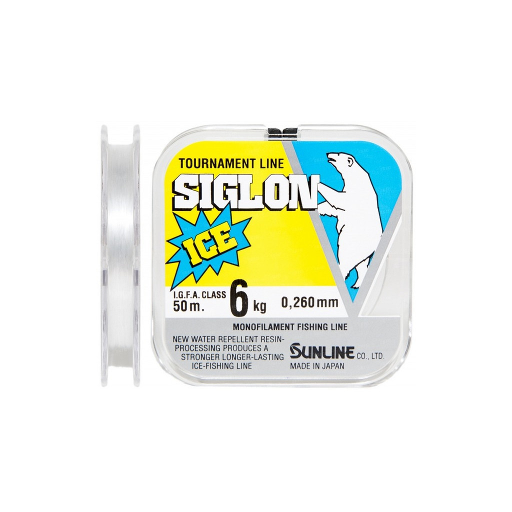 Волосінь Sunline SIGLON ICE 50м #2.5/0.260мм 6кг (1658.03.19) Волосінь Sunline SIGLON ICE 50м #2.5/0.260мм 6кг (1658.03.19)