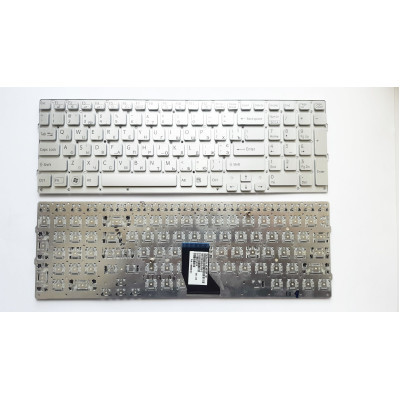 Клавіатура ноутбука Sony VPC-CB17 series серебро UA (9Z.N6CBF.101/148955161/SE1BF)