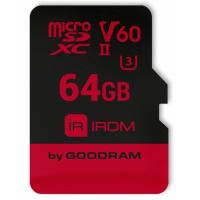 Карта пам'яті Goodram 64GB microSDXC UHS II V60 U3 IRDM (IR-M6BA-0640R11)