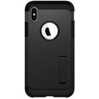 Чохол до мобільного телефона Spigen iPhone XS Tough Armor Black (063CS25118)