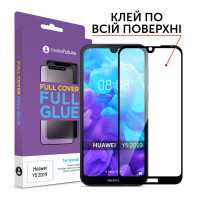 Скло захисне MakeFuture Huawei Y5 2019 Full Cover Full Glue (MGF-HUY519)
