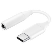 Перехідник Type-C to 3.5mm Audio Adapter (White) Samsung (EE-UC10JUWRGRU)