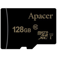 Карта пам'яті Apacer 128GB microSDXC Class10 UHS-I (AP128GMCSX10U1-RA)