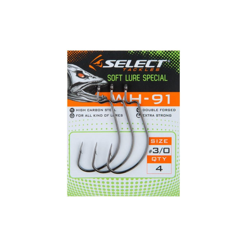 Гачок Select WH-91 1/0 (5 шт/уп) (1870.50.36)