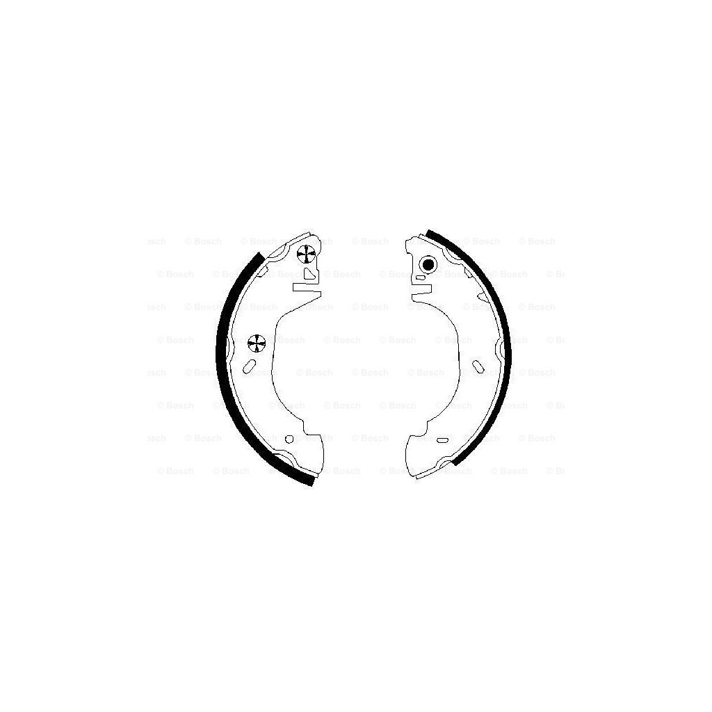 Гальмівні колодки Bosch 0 986 487 524 Гальмівні колодки Bosch 0 986 487 524