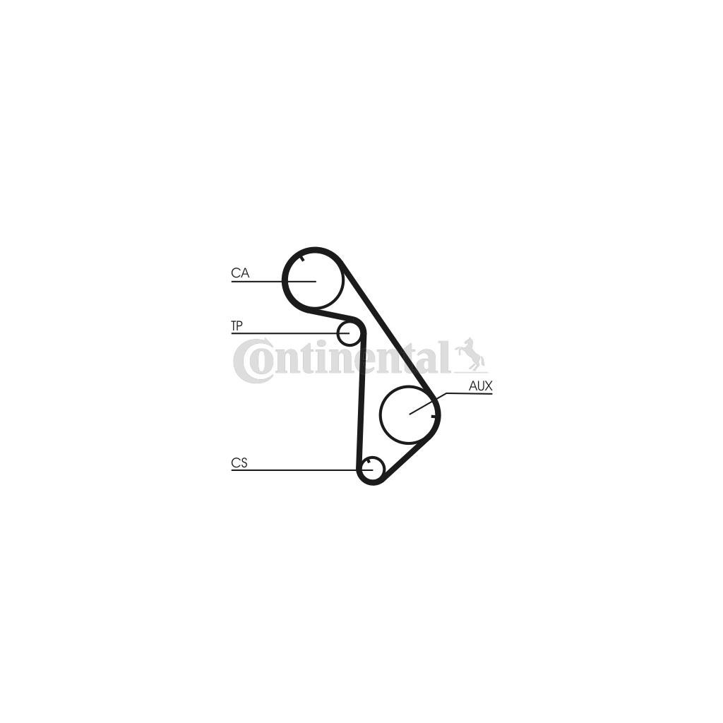 Ремінь ГРМ CONTITECH CT825 Ремінь ГРМ CONTITECH CT825