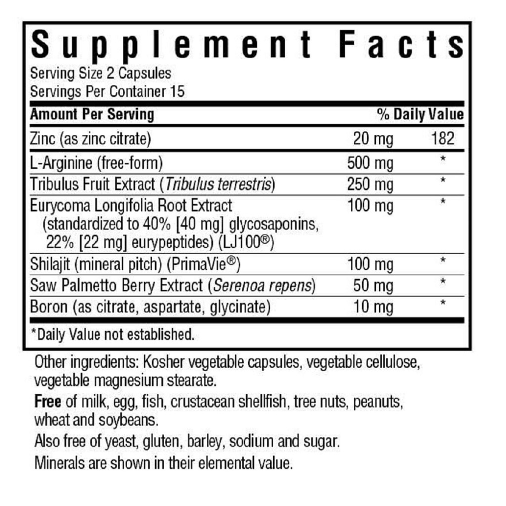 Вітамінно-мінеральний комплекс Bluebonnet Nutrition Комплекс Для Нього, Intimate Essentials For Him, Testosteron (BLB4000)
