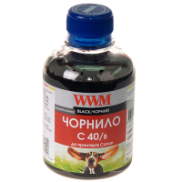 Чорнило WWM CANON PG40/50/PGI5Bk, black (C40/B)