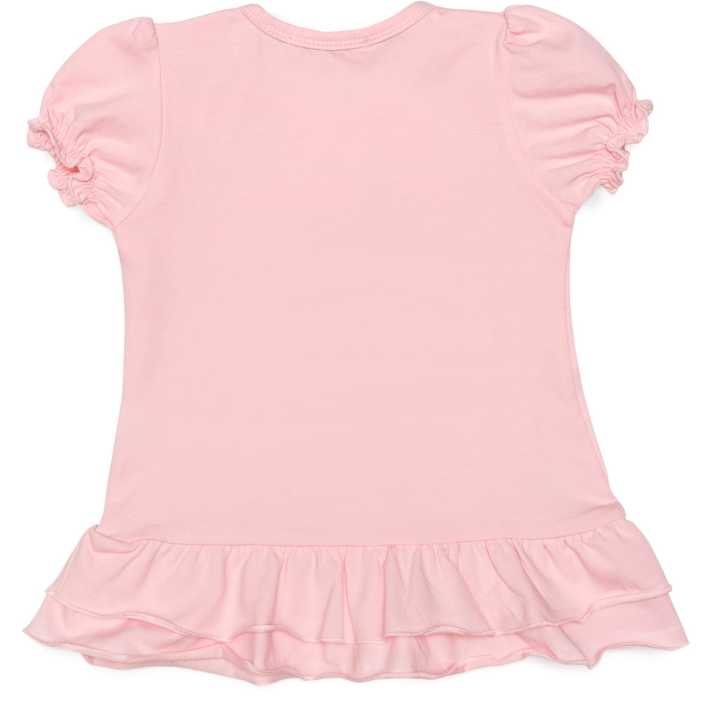 Футболка дитяча Breeze з квіточками (14352-98G-pink)